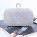 Rebadress Sparkly Rhinestones Ring Clasp Evening Handbag