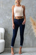 Rebadress Stretchy Ribbed Knit Crop Cami Top