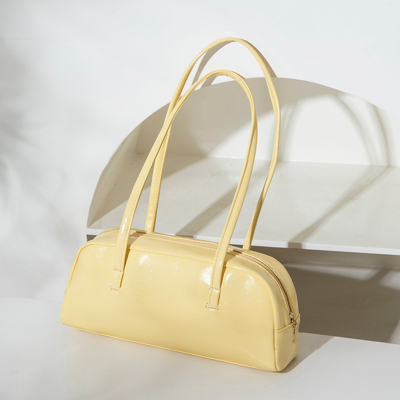 Rebadress Top Handle Faux Leather Shoulder Bag