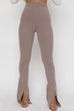 Rebadress High Rise Slit Bell Bottoms Skinny Pants