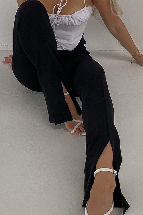Rebadress High Rise Slit Bell Bottoms Skinny Pants