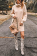Rebadress Turtleneck Long Sleeves Ribbed Knit Sweater Dress(in 7 Colors!)