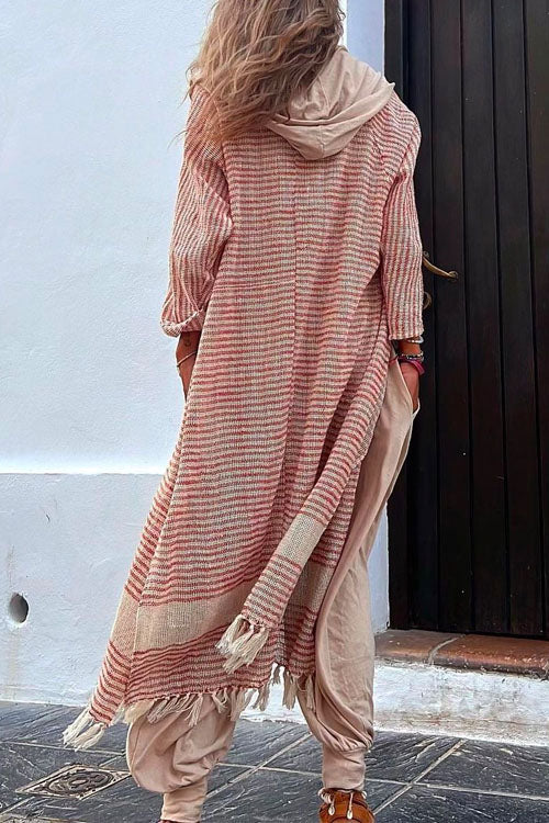 Rebadress La Vie Pocketed Half Button Hoodied Jumpsuit