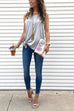 Rebadress Gloomy Casual Waistcoat T-shirt