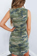 Rebadress Tied Knot Waist Camo Dress