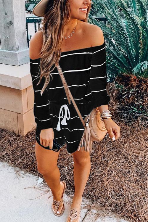 Rebadress Oxygen Beauty Striped Jumpsuit