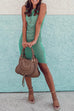 Rebadress Ruched Sheath T-shirt Dress