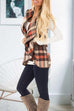 Rebadress Lush Sleeveless Plaid Jacket Vest with Pockets