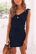 Rebadress Butterfly On Shoulder Dress