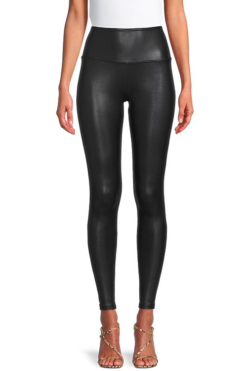 Rebadress High Waist Faux Leather Full-length Leggings