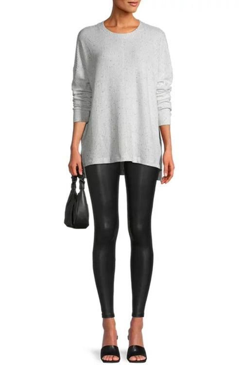 Rebadress High Waist Faux Leather Full-length Leggings