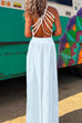Rebadress Solid Criss Cross Backless Maxi Cami Dress(4 Solid Colors Available)