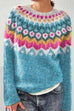 Rebadress Vintage Crewneck Unique Print Cozy Sweater(in 3 Patterns)