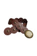 Rebadress Vintage Rivet Metal Buckle Boho Disic Belt