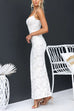 Rebadress Floral Lace Bodycon Maxi Cami Dress
