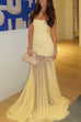 Rebadress Strapless Tube Flare Mesh Maxi Party Dress