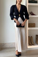 Rebadress Chic V Neck Button Up Sweater Cardigan