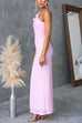 Rebadress Frill One Shoulder Cut Out Bodycon Maxi Dress