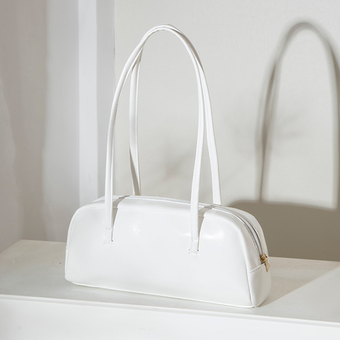 Rebadress Top Handle Faux Leather Shoulder Bag