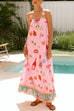 Rebadress Strapless Tube Dolce Vita Holiday Print Maxi Dress