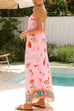 Rebadress Strapless Tube Dolce Vita Holiday Print Maxi Dress