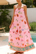 Rebadress Strapless Tube Dolce Vita Holiday Print Maxi Dress