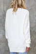 Rebadress Crewneck Drop Shoulder Solid Pullover Sweater