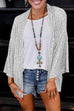 Rebadress Open Front Kimono Sequin Cardigan